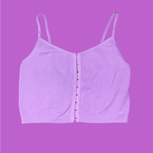 PURPLE CROP TOP